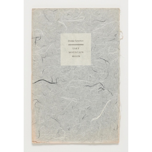 Lake Mountain Moon INSCRIBED by DENISE LEVERTOV - Tangram 1990